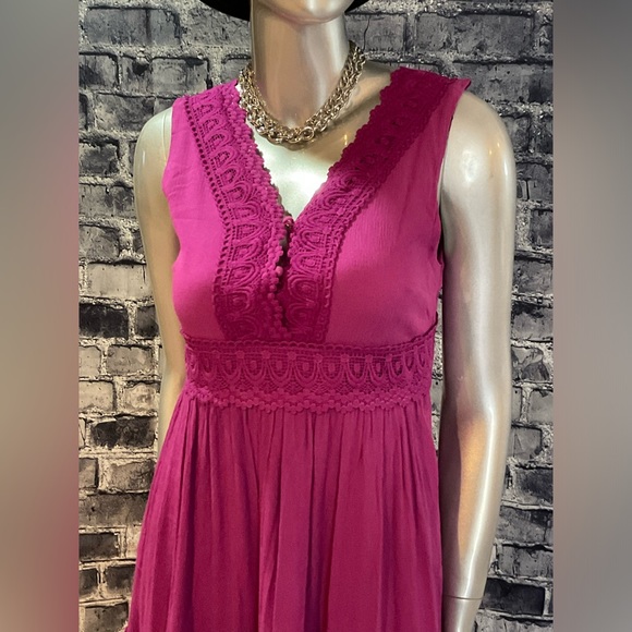 Fuschia Long Maxi Dress - Picture 7 of 7